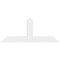 Ekena Millwork Portland Architectural Grade PVC Gable Bracket, 60"W x 25"H x 2"D x 6"F, 10/12 Pitch GBP060X25X0206POR00 - alternate 5